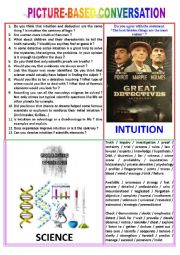Picture-based conversation : topic 7 - intuition vs science