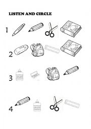classroom objects 