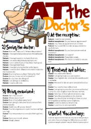 At The Doctors-Useful Expressions/Roleplay