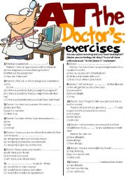 At The Doctors Exercises(multiple choice+writing)