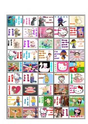English Worksheet: Rewards Stickers kids LOVE- #3