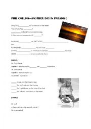 9 Another day in paradise English ESL worksheets pdf & doc
