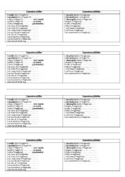 English Worksheet: Expressions of likes and dislikes