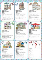 Houses Speaking Cards