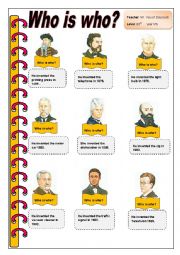 Who is who?  (Inventors)