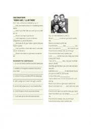 English Worksheet: The Four Tops music worksheet