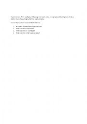 English Worksheet: present tense worksheet