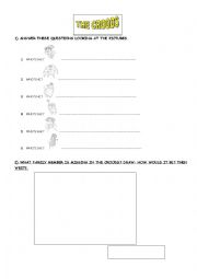 English Worksheet: THE CROODS