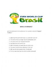 English Worksheet: World cup Webquest!