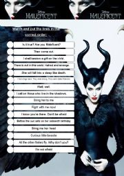 English Worksheet: Maleficent