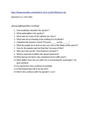 English Worksheet: Annoying things while travelling