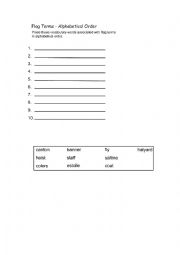 English Worksheet: Flag Day