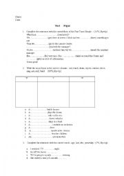 English Worksheet: wh - words jobs