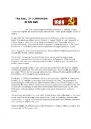 THE FALL OF COMMUNISM IN POLAND