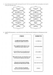 English Worksheet: I Wonder Worksheet