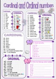 Cardinal and Ordinal numbers  
