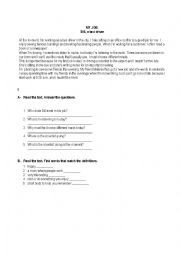 English Worksheet: English Test