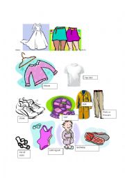 English Worksheet: Articles of clothing