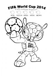Word Cup 2014 Mascot