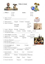 English Worksheet: Wallace and Gromit: a close shave