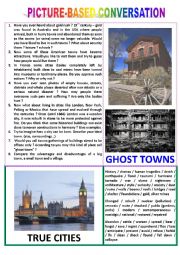 Picture-based conversation : topic 55 - ghost cities vs true cities