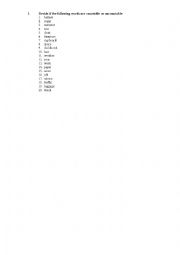 English Worksheet: Quantifiers/ countable uncountable nouns
