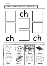 Ch digraph worksheet