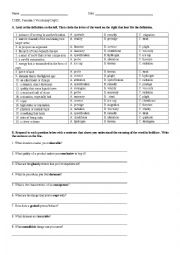 English Worksheet: TOEFL Formula 3 Day 2