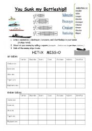 comparative battleship game