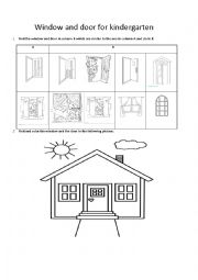 English Worksheet: Window and Door