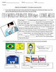 World Cup Brazil 2014 - Lionel Messi and Cristiano Ronaldo - Verb to be