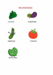 WE LEARN THE VEGETABLES