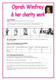 9th form module 6:  Oprah Winfrey and her charity work (listening)