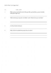 How to Train Your Dragon worksheets