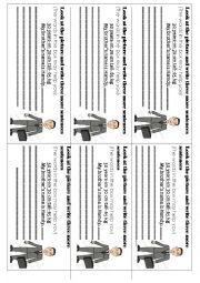 English Worksheet: write three sentences