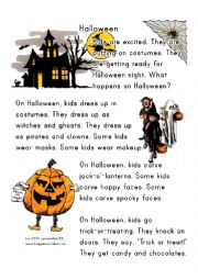 Halloween - ESL worksheet by Mara02