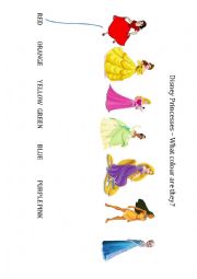 Disney Princess Colours