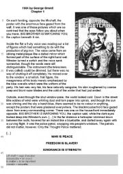 English Worksheet: 1984 by George Orwell - chapter 1