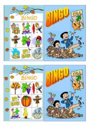 autumn bingo cards part 1