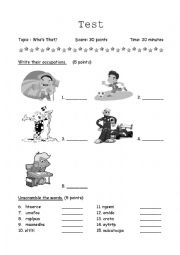 English Worksheet: Whos that