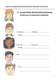 English Worksheet: Appearance Worksheet