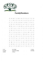 family word search