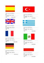 English Worksheet: countries-nationalities