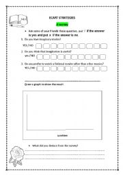 English Worksheet: a survey