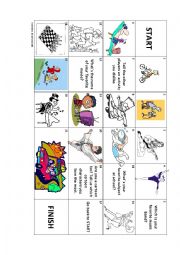 English Worksheet: Boardgame hobbies 