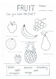 fruit spinner - ESL worksheet by fleur