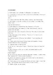 English Worksheet: Insert the article