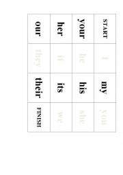 English Worksheet: possessive adjectives