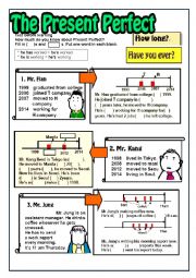 English Worksheet: Present Perfect : How long/Have you ever?