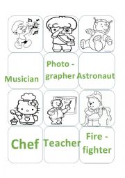 English Worksheet: professions